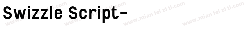Swizzle Script字体转换